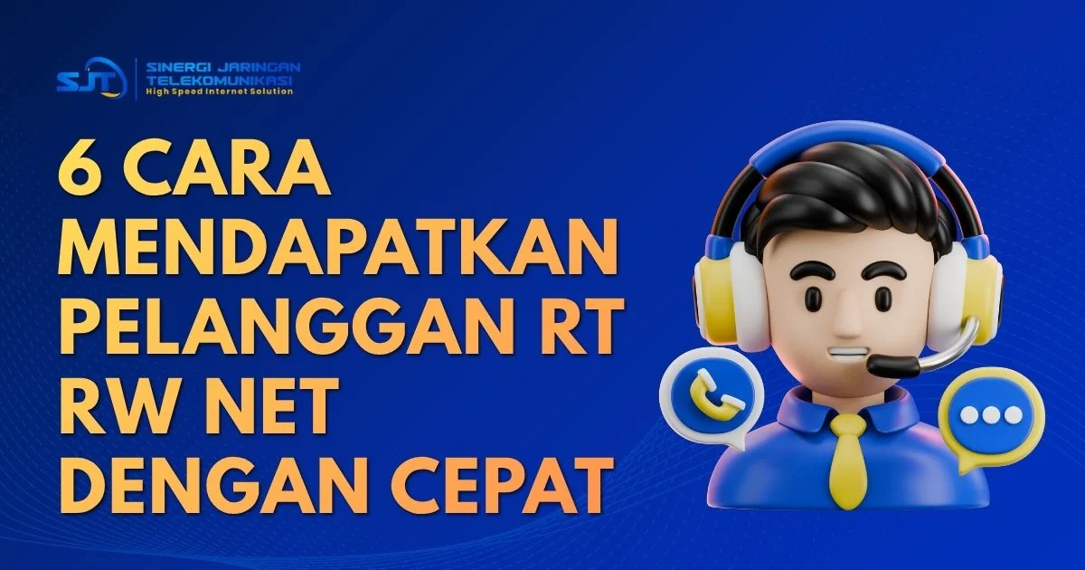 Strategi marketing dan akuisisi pelanggan bisnis RT RW Net dengan pendekatan door-to-door dan media sosial lokal